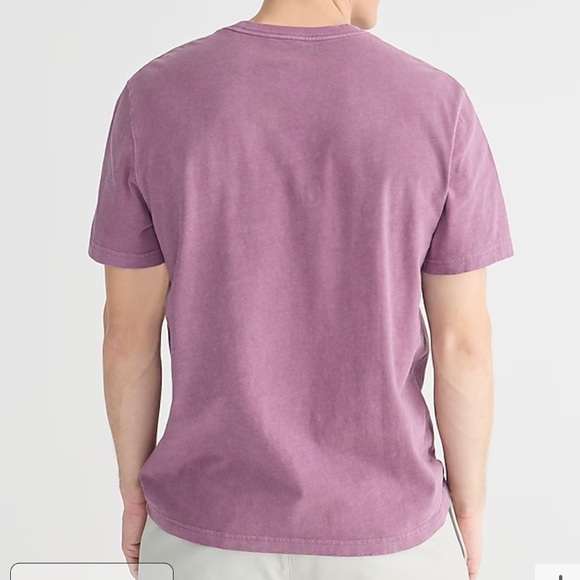 J crew washed orchid Vintage-wash cotton pocket T-shirt - Picture 3 of 5